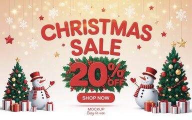 Christmas Shopping Sale Design