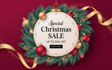 Christmas Gift Sale Poster