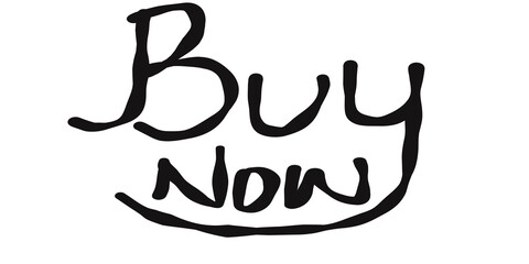 Buy now promotion isolated on transparent background for advertising and marketing campaigns to attract customers and increase sales