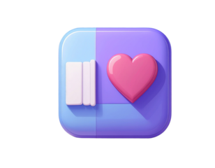 3D like icon. 3D illustration.