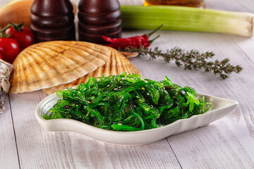 Japanese Chuka Wakame with sesame seeds