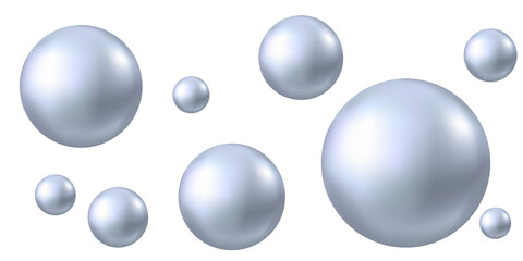 Chrome, silver or aluminum  3d sphere.