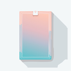 Modern Clean Marketing Vertical Vector Art