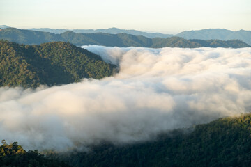 Misty Mountain Layers at Huay Kub Kab, Chiang Mai