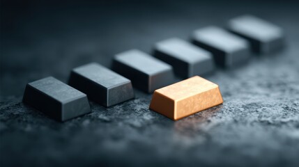 A conceptual artwork showing capitalism's soul as a golden marketplace where an advisor merges assets through acquisition deals