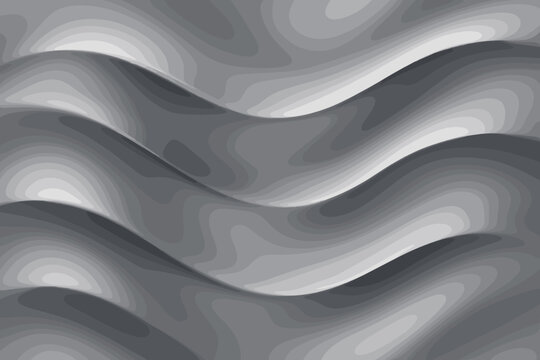 Vector chromefade faint gradient reflections seamless glossy surfaces illustration waves soft