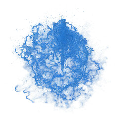 Fountain blue isolated transparent background 3d rendering
