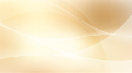 Soft golden background with delicate white curved lines creates a modern, elegant design with subtle gradients and gentle light transitions for a calming visual effect