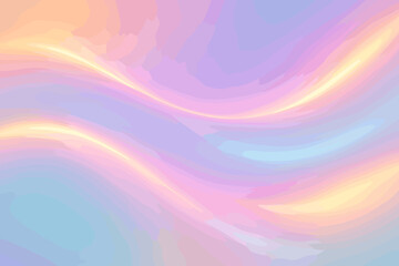 Composition ribbons seamless glowing across gradient vector pastel where illustration gentle