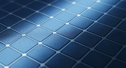 Futuristic Hexagonal Modules Grid with Glowing Digital Data Displays and Interconnected Network - Abstract High-Tech Computing Concept