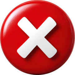 Error isolated on transparent background