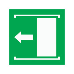 Door slides left to open desi...