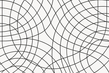 Obraz premium Geometric arcgrid design symmetrical composed lines background abstract grid illustration vector patterns