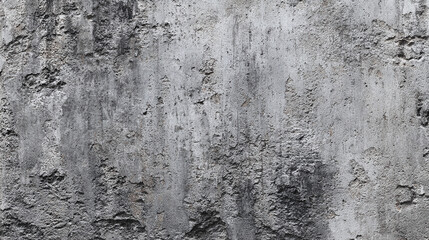 Weathered and textured concrete wall with rough, irregular surface. Showing the marks of time and the elements, the surface has a unique and tactile appeal. 