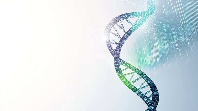 Precision medicine and personalized healthcare technology: Doctor analyzing DNA genetic data for customized cancer treatment. Future medical science, AI and genomics integration through advanced biote - Powered by Adobe