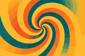 Circular rings flow soft across design forming radiating illustration continuous vector