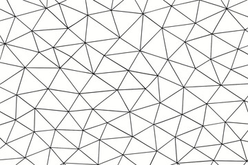 Obraz premium Geometric geometry abstract intersecting continuous mesh vector from created lines illustration