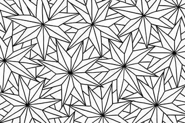 Repetition angular star geometry radiating stars background forming illustration polygonal vector composition