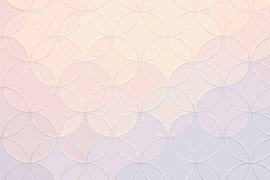 Circular illustration symmetrically circlechain vector elegance elegant conveying pastel decorative simple light