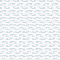 Soft blue and pink geometric seamless pattern with abstract shapes and speckle details, perfect for backgrounds and decor