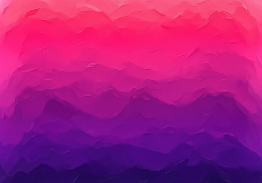Illustration of abstract background with a vibrant gradient of deep purple and bright pink, creating a dramatic and energetic effect with subtle texture