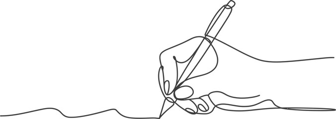 Line drawing hand pen writing art design sketch illustration minimal ink