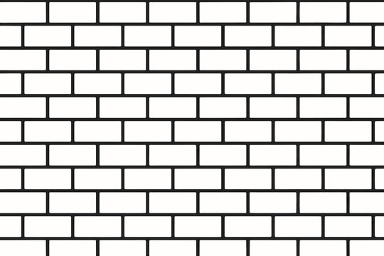 Minimalist vector elements rows brick rhythmic pattern continuous clean rectangular illustration