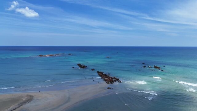 The horizon beyond Trincomalee, Sri Lanka