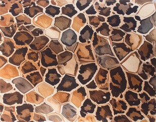 abstract leopard print texture design	
