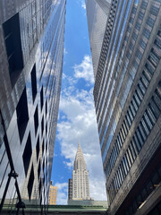 Obraz premium Low angle view of skyscrapers in New York City, USA