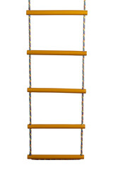 Rope ladder isolated on transparent background © Sergey Yarochkin