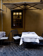 Typical italian cafe