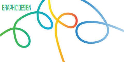 Abstract hand drawn colorful lines background design template. abstract colorful lines.abstract wave background	.abstract background with colorful lines