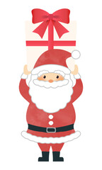 プレゼントを持つサンタクロース