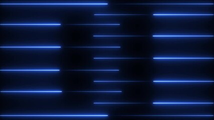 Abstract glowing neon lights blinking lines moving animation. colorful neon line moving on  black background. Seamless loop animation of glowing neon lines. 4k video motion graphic animation  - Powered by Adobe
