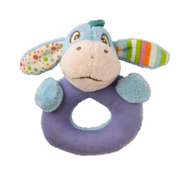 Baby rattle isolated on transparent background