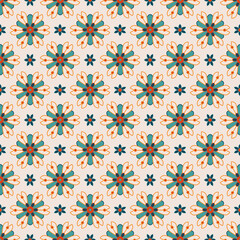 seamless floral pattern brown background, wallpaper 