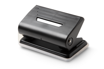 Stationery hole punch isolated on transparent background