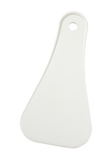 Plastic ice scraper for removing ice from refrigerator walls isolated on transparent background