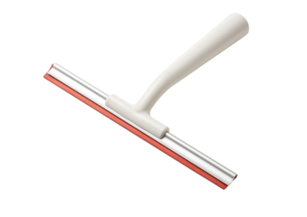 Glass squeegee isolated on transparent background