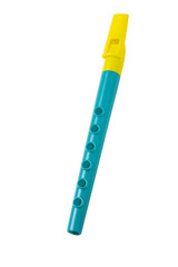 Children's toy whistle isolated on transparent background