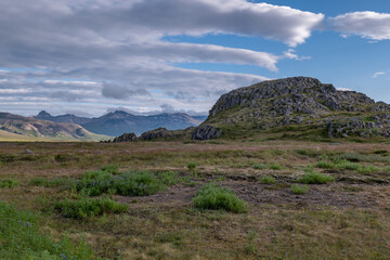mountains and landscape in Iceland