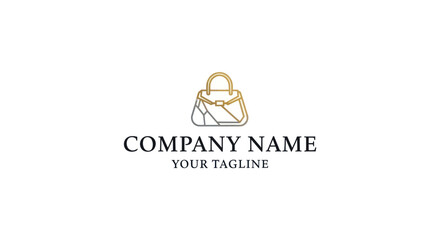 Elegant Handbag Logo Design for Fashion Brand.