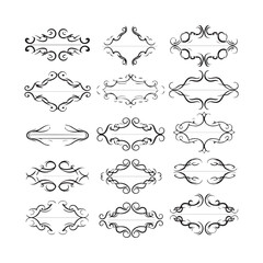 &ldquo;Classic Floral Divider Set | Ornamental Border Designs in Vector&rdquo;