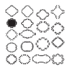 “Classic Floral Divider Set | Ornamental Border Designs in Vector”