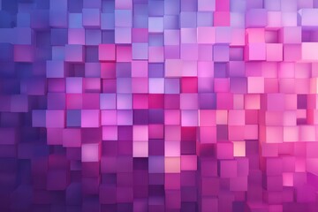 Screen Sheen. Futuristic Abstract Geometric Shape with Pink Gradient and Copy Space