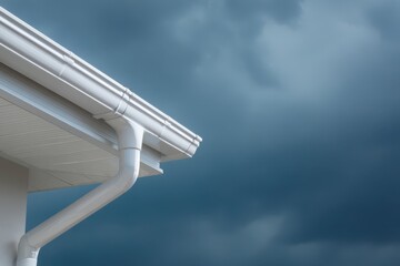 Seamless Gutters. Preparation and Maintenance of Rain Gutters Before Rainy Season