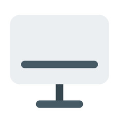 Screen Flat Icon Vector, Colorful Device and Electronic Symbol for Technology and Computer Concept