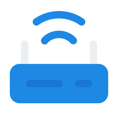 Router Flat Icon Vector, Colorful Device and Electronic Symbol for Technology and Computer Concept