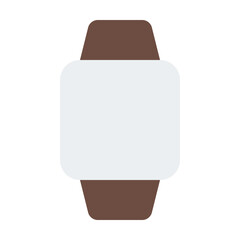 Smart Watch Flat Icon Vector, Colorful Device and Electronic Symbol for Technology and Computer Concept